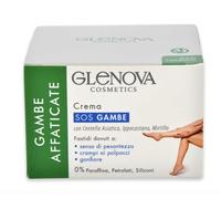 GLENOVA Crema SOS piernas cansadas con centella, castaño de indias y arándano, 125 ml