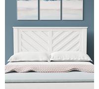 Glenwillow Home LaFerme - Cabecero de madera (tamaño completo), color blanco