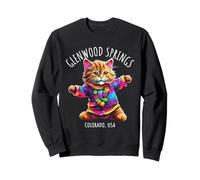 Glenwood Springs Colorado USA Colorado diseño de Gato Bailando Sudadera
