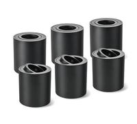 Gleonlux Foco de Techo Orientable Negro GU10 6 Pcs, Focos LED Interior Techo aluminio, Aplique Techo redonda, Foco Techo Superficie, Plafón Lámpara de Techo, bombilla no incluida, para dormitorios