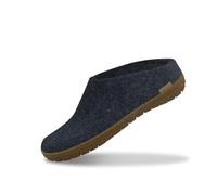 glerups dk Modell BR Unisex-Adulto Zapatillas de Fieltro,Pantufla, BLU (Denim),40 EU