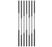 GLETSF Black Room Divider Partition Screen - Tall Privacy Wall Partition For Entrance, Hall, Porch & Cubicle Decor - Stylish Standing Separation Column -Black B-H 265cm (104 in)