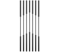GLETSF Black Room Divider Partition Screen - Tall Privacy Wall Partition For Entrance, Hall, Porch & Cubicle Decor - Stylish Standing Separation Column -Black C-H 195cm (77 in)