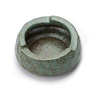GLETSF Cenicero De Oficina De Estilo Simple con Cabeza De Piedra Esmaltada, Cenicero Retro para Mesa De Sala De Estar O De Oficina.