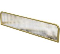 GLETSF Glass Room Divider Office Partition Tempered Glass Panels Table Dividers Panels Partitions,Stylish Decorative Glass Partition For Office & Living Room - Privacy & Aesthet-Gold-30x100cm