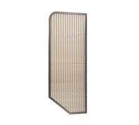 GLETSF Glass Room Divider Office Partition Tempered Glass Panels Table Dividers Panels Partitions,Wallmounted Frosted Glass Privacy Screen For Public Toilets Schools & Shopping -Silber-2PCS