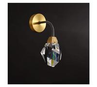 GLETSF Indoor Decoration Ceiling Light Led Multi Light Modern Petals Chandelier Shape Acrylic with Clear Crystal Semi Flush Mount Fixture For Living Room-Black