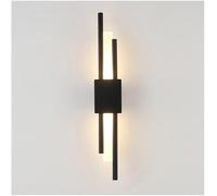 GLETSF Lámparas de Pared Negras Vintage, Apliques de Pared LED Modernos con iluminación hacia Arriba y hacia Abajo, Accesorios de iluminación para el hogar, para Interiores, Aplique,Gold-White Light