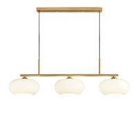 GLETSF Light Luxury Creative Long Row Persimmon Chandelier Simple Metal Glass Art Hanging Light Home Restaurant Bar Decoration Ceiling Pendent Lamp E26 Indoor Lighting Fixtures-Copper Color-A