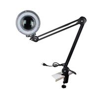GLETSF Lupa, Lupa Personal de Escritorio para Pantalla 5X con Clip de Resorte metálico Auxiliar, versátil y Multifuncional HD con luz LED, Doble Comodidad Visual.