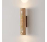 GLETSF Nordic Led Wall Lamp Natural Stone Wall Light Up Down Sconce Wall Lighting Indoor Wall Washer Art Deco Wood Wall Sconces 10W Spotlights For Living Room Bedroom Hallway-dia-8cm