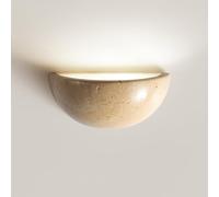 GLETSF Nordic Led Wall Sconce Half Moon Wall Light Natural Stone Wall Lamp Semi Circle Hardwired Sconces Wall Lighting Fixture 5W G4 Wall Lights For Bedroom Living Room Hallway