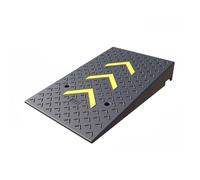 GLETSF Rampa De Acceso para Automóvil con Umbral Sólido, Adecuada para Puertas De Goma, Pendientes Y Escalones.-Black-80x50x14cm