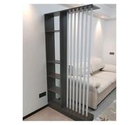 GLETSF Room Divider with Shelves - Floor To Ceiling Privacy Screen, Metal Columns For Entrance/Hallway, Versatile Wall Partition For Living Room, Bedroom, Office Space, Stylish