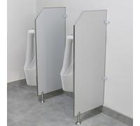 GLETSF Screen Column Separation,Public Toilet Partition Wood Room Divider Men Urinal Privacy Screen Toilet Partition Hotel Bathroom Partition Floor-Mounted Urinal Baffle Men's U-1pcs