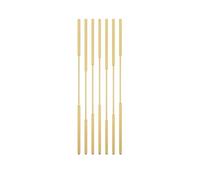 GLETSF Screen Column Separation,Set of 7 Metal Wall Partition Post Room Dividers, Privacy Screens Room Partition Post Suitable For Living Rooms and Studies, Column Decor Grille -Gold-H100cm/39.3in