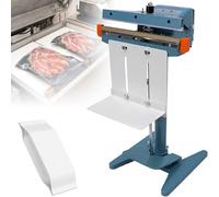 GLETSF Selladora Manual por Impulso, Máquina Termoselladora Comercial De Bolsas De Plástico con Palé De Carga, Selladora De Bolsas De Aluminio Accionada con Pedal para Supermerc-650mm-Singleheating