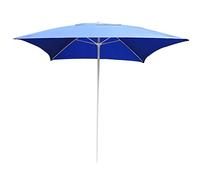 GLETSF Sombrilla De Jardín De 2,0 M con Protección Solar, Sombrilla Plegable Estándar para Balcón, Terraza, Jardín, Sombrilla para Exteriores, Refugio para El Sol.-Blue-A