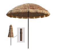 GLETSF Sombrilla De Jardín para El Hogar, Sombrilla Portátil De Playa con Falda De Paja, Ideal para Mesas De Comedor, Terrazas Y Cafeterías, Ideal para Protegerse del Sol, Regal