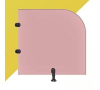 GLETSF Urinal Screen Toilet Partition Divider Privacy Wall For Public Space Hotel Restroom Bathroom - Partition Protection Screen-Pink-2 Pcs