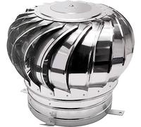 GLETSF Ventilador De Techo Sin Motor, Ventilación De Techo Giratoria, Campana De Acero Inoxidable para Exteriores, Extractor De Viento, Tapa De Chimenea, Conducto De Aire para Á-One Color-300mm