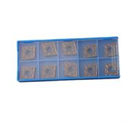 Glewi 10pcs CNMG120408-MA LF6018 Insertos de torneado de carburo para acero fundido CNC torno herramientas CNMG432 ángulo de nariz de 80 grados