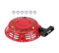 Glewi 2kw Generator ForRecoil Starter, Tirador del motor de gasolina 168f, Conjunto de arrancador de cuerda del generador de gas, Piezas de repuesto de generador portátil, P al aire libre fácil y