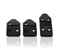 Glewi 3 fundas de aluminio para pedal Polestar Slingshot 2017+, almohadillas de goma antideslizantes, estilo multicolor anodizado, kit fácil de instalar (negro)
