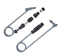 Glewi Adaptador de cable Ethernet para STARLINK Gen 2/V2, kit de extensión y reparación resistente a la intemperie IP68 con conectores blindados, paquete de 2