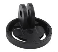 Glewi Adaptador de montaje para computadora de bicicleta para Garmin Quarter Turn a estándar, soporte de ciclismo ABS negro (A)