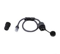 Glewi Adaptador Ethernet para Starlink para Gen 3 y para MINI, para cable acoplador RJ45 con kit impermeable, pieza de interconexión de red de PVC gris (1 unidad)
