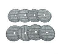 Glewi Almohadillas de microfibra suave para mopa Bosch Unlimited 7 ProHygienic BCS71HYG1, paños de limpieza reutilizables para azulejos de madera, paquete de 2 (8 unidades)