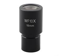 Glewi Ampliación llena del metal 5X-25X del ocular 23.2m m del microscopio de campo ancho para el negro de la observación biológica del laboratorio