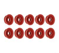 Glewi Anillo de sellado de repuesto para cabezal de grupo de cafetera, compatible con máquinas automáticas Krups, junta tórica de silicona de 1,25 cm (10 unidades)