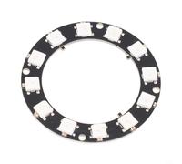 Glewi Anillo LED RGB direccionable de 5 V para ws2812b, 5050 para smd para proyectos de bricolaje Arduino, módulo de luz programable (12 LED)