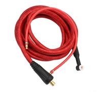 Glewi Antorcha de soldadura WP-9F TIG 4M refrigerada por aire para kit de manguera trenzada con conector 35-70 para uso industrial de aleación de aluminio de acero inoxidable