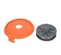 Glewi Bobina de repuesto y cubierta 05307-20 5344 con línea de 1,65 mm para piezas de recortadora SmallCut-300 350/23 EasyCut-400 450 PowerCut-500