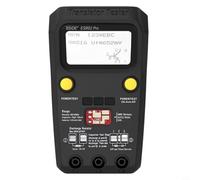 Glewi BSIDE ESR02 Pro Analizador de componentes para transistores NPN PNP, diodos, MOSFET, resistencias, condensadores, inductores, medidor ESR con pantalla de retroiluminación (ESR02PRO-Negro)