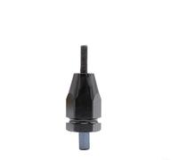Glewi Cabezal adaptador de herramienta de tuerca de remache de acero para M3 M5 M6 M8 M10 5-32 3-16 1-4 5-16 3-8 Remachadora manual Mandril Punta Accesorio (para m3)