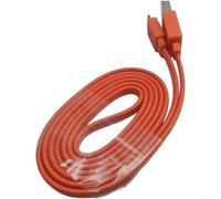 Glewi Cable de carga para JBL Flip 3/4, Pulse 2, Charge 1/3, cable de alimentación USB naranja de 1 m con cobre libre de oxígeno para una carga rápida y fiable en el hogar