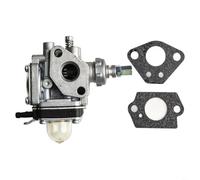 Glewi Carburador con junta para Kawasaki TH43 TH48 Trimmer Bushcutter, pieza de repuesto de mezclador de combustible para aumentar la potencia y el flujo de aire