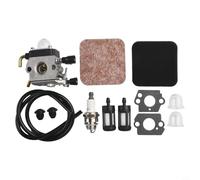 Glewi Carburador de repuesto para FS80R FS85 HS80 FS74 FS75 FS76 HT75 HT750 - Compatible con modelos C1Q-S186 C1Q-S97 C1Q-S28E, kit completo