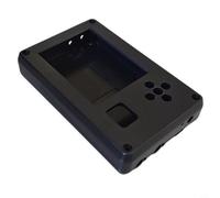 Glewi Carcasa de plástico ABS para PortaPack para placa de radio H2 con ranura de expansión, funda protectora con placa de tornillos no incluida (negro)