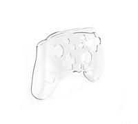 Glewi Carcasa rígida transparente para Switch 2 Pro Gamepad - Protector de PC transparente ultrafino para viajes diarios y uso portátil
