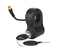 Glewi Cerradura de puerta de scooter eléctrico inteligente para Kukirin para G2 Pro y para G2 Max, ID de batería automática, interruptor principal impermeable con agarre ergonómico (amarillo)