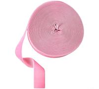 Glewi Cinta de terciopelo de Navidad de 10 m, lazo decorativo de tela de 1,5/2,5 cm de ancho para envolver regalos, manualidades, árbol y boda (2,5 cm, rosa)