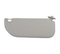 Glewi Conjunto de visera solar izquierda para 301 y C3, reemplaza 98038433DS, ABS y tela Oxford con espejo, accesorio interior de ajuste directo para protección del lado del conductor