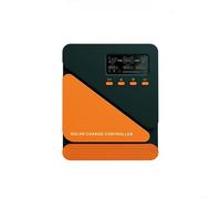 Glewi Controladores de carga solar MPPT, 12 V/24 V Auto 99% de eficiencia LCD Dual-USB para gel para batería Lifepo4 RV Protección del sistema fuera de la red (30 A)