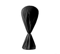 Glewi Cubierta antipolvo para ventilador de pedestal, tela Oxford 210D, cubierta protectora de almacenamiento para ventiladores de pie del hogar, 170 x 75 cm, negro para el hogar (negro)