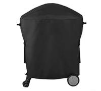Glewi Cubierta de parrilla Oxford 210D resistente para Weber Q1000 Q2000, protector impermeable a prueba de polvo con bolsa de almacenamiento, 54 x 76 x 69 cm